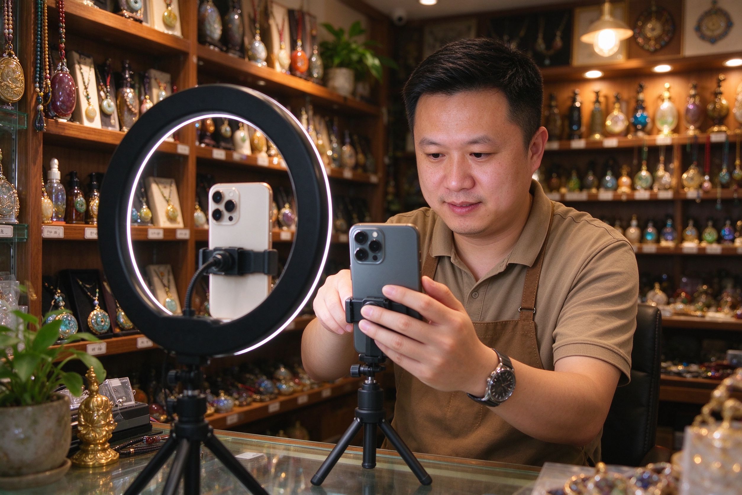 漳州实体店抖音内容拍摄场景