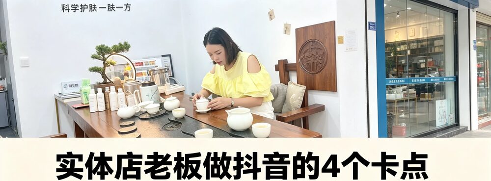 实体店老板做抖音的4个卡点